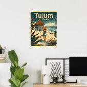 Tulum Beach Mexico Poster (Heimbüro)