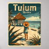 Tulum Beach Mexico Poster (Vorne)
