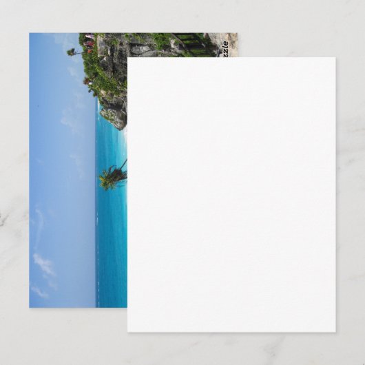 Tulum Beach Mexico Postkarte (Vorne/Hinten)