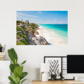 Tulum Beach Poster (Heimbüro)