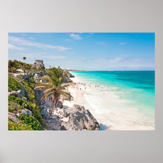 Tulum Beach Poster (Vorne)