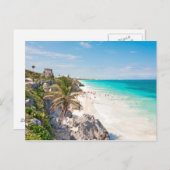 Tulum Beach Postkarte (Vorne/Hinten)