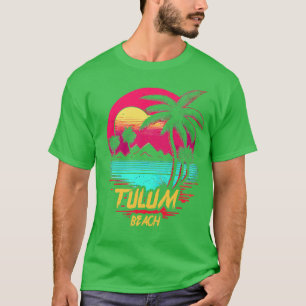 Tulum Beach Retrowave T-Shirt