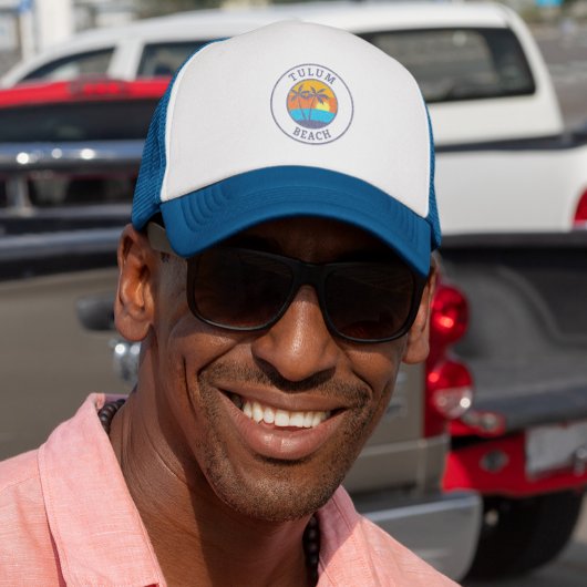 Tulum Beach, Riviera Maya im klassischen Stil Truckerkappe