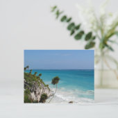 Tulum Cliffs Postcard Postkarte (Stehend Vorderseite)