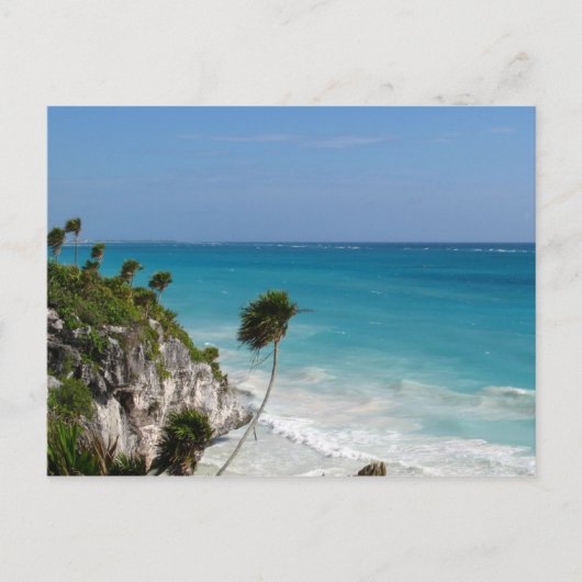 Tulum Cliffs Postcard Postkarte (Vorderseite)