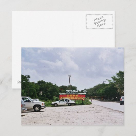 Tulum (entrada rivera maya) postkarte (Vorne/Hinten)