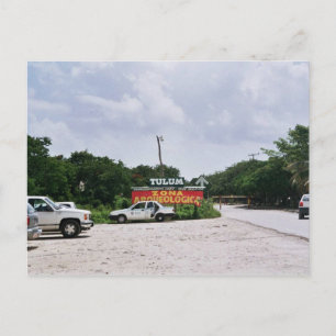 Tulum (entrada rivera maya) postkarte