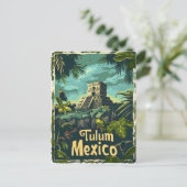 Tulum Jungle Postkarte (Stehend Vorderseite)