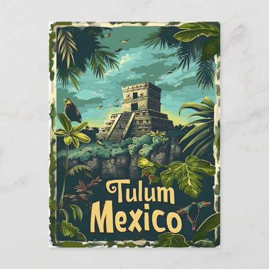 Tulum Jungle Postkarte (Vorderseite)