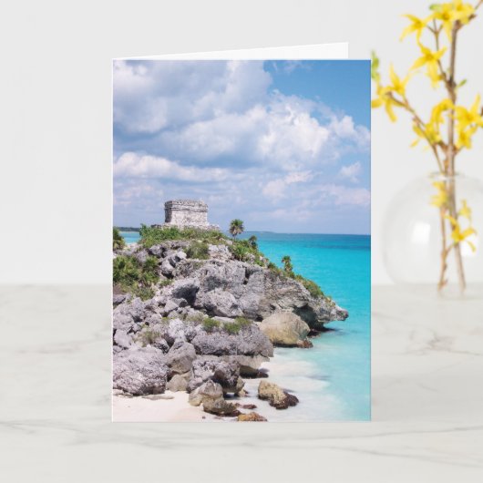Tulum Karte (Gelbe Blume)