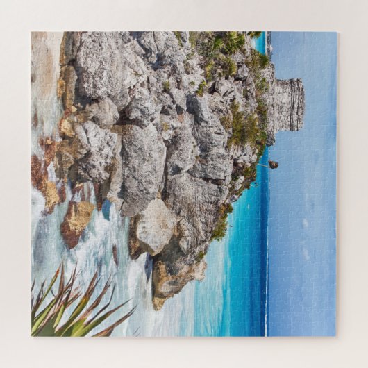Tulum Maya Mexico Puzzle (Horizontal)