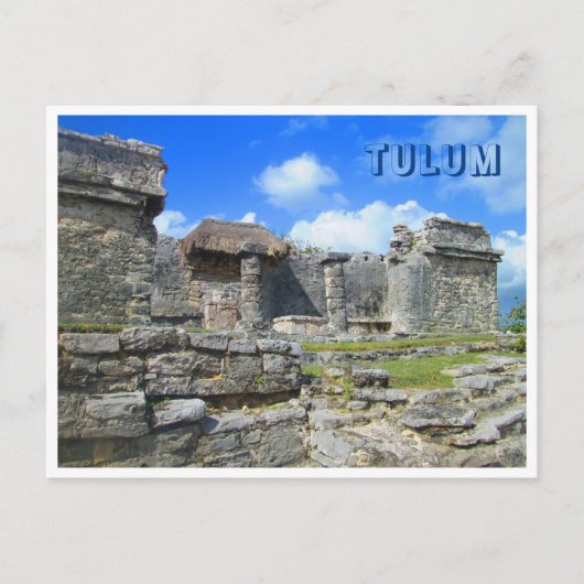 Tulum - Maya Ruins Postcard Postkarte (Vorderseite)