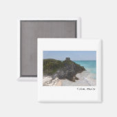 Tulum Mayan Ruins in Mexiko Magnet (Vorderseite/Rückseite)