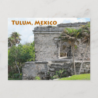 Tulum Mayan Ruins Quintana Roo Mexico Postkarte