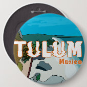 Tulum Mexico Großartige Geschenkidee Button (Vorne & Hinten)