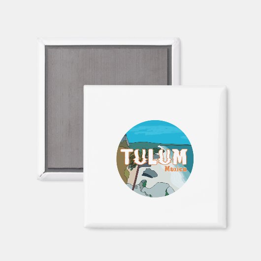 Tulum Mexico Großartige Geschenkidee Magnet (Vorderseite/Rückseite)
