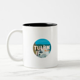 Tulum Mexico Großartige Geschenkidee Zweifarbige Tasse