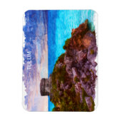 Tulum Mexico Panorama View Magnet (Vertikal)