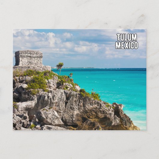 Tulum Mexico Postcard Postkarte (Vorderseite)