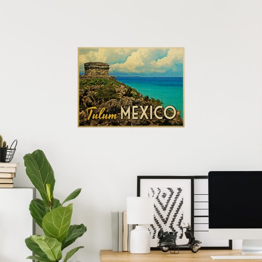 Tulum Mexico Poster (Heimbüro)
