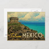Tulum Mexico Postkarte (Vorne/Hinten)