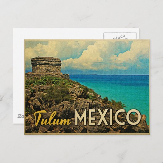Tulum Mexico Postkarte (Vorne/Hinten)