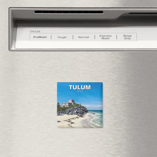 Tulum Mexico Reise Magnet (In Situ (Geschirrspüler))