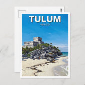 Tulum Mexico Reise Postkarte (Vorne/Hinten)
