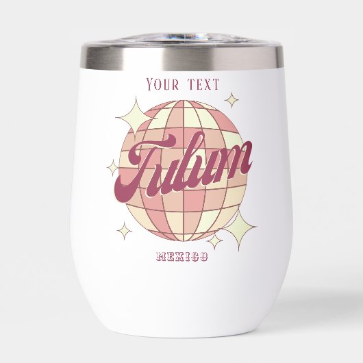 Tulum Mexico Souvenirgetränk (Vorderseite)