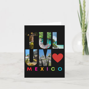 Tulum Mexiko 2022 Urlaub Strand passende Familie G Karte