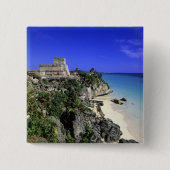 Tulum, Mexiko Button (Vorderseite)