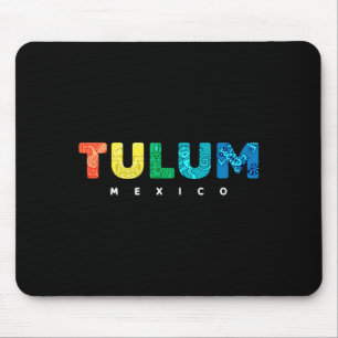 Tulum Mexiko Farbige Maya-Stammes-Erinnerung Junge Mousepad