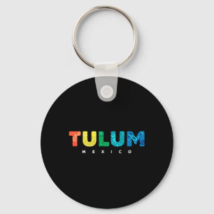 Tulum Mexiko Farbige Maya-Stammes-Erinnerung Junge Schlüsselanhänger