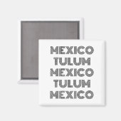 Tulum - Mexiko - Himmel in der Welt - Favorit Magnet (Vorderseite/Rückseite)