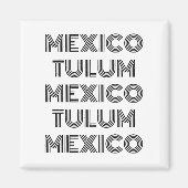 Tulum - Mexiko - Himmel in der Welt - Favorit Magnet (Vorne)