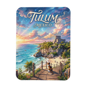 Tulum Mexiko Magnet