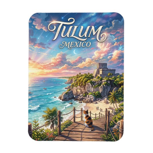Tulum Mexiko Magnet (Vertikal)
