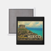 Tulum Mexiko Magnet (Vorderseite/Rückseite)