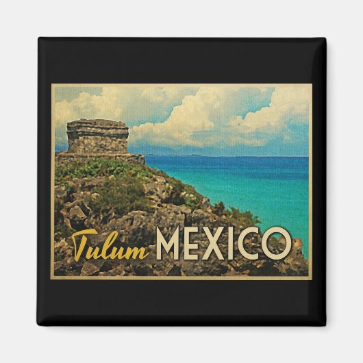 Tulum Mexiko Magnet (Vorne)