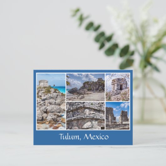 Tulum, Mexiko Postkarte (Stehend Vorderseite)