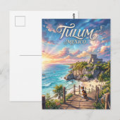 Tulum Mexiko Postkarte (Vorne/Hinten)