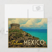 Tulum Mexiko Postkarte (Vorne/Hinten)