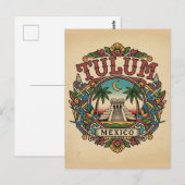 Tulum Mexiko Postkarte (Vorne/Hinten)
