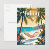 Tulum, Mexiko Postkarte (Vorne/Hinten)