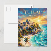 Tulum Mexiko Postkarte (Vorne/Hinten)