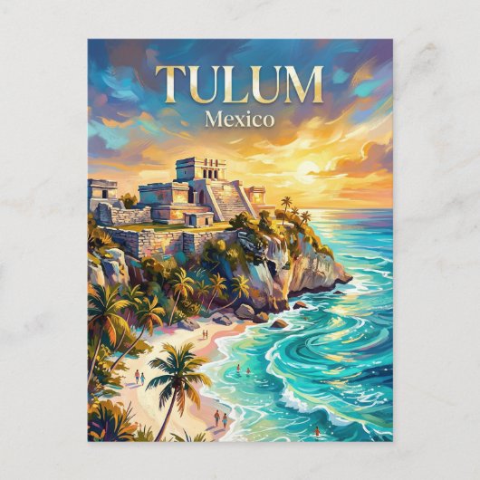 Tulum Mexiko Postkarte (Vorderseite)