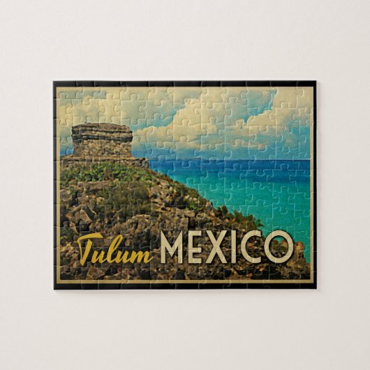 Tulum Mexiko Puzzle (Horizontal)