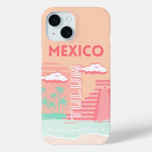 Tulum, Mexiko, Reisekunst Case-Mate iPhone Hülle (Rückseite)