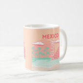 Tulum, Mexiko, Reisekunst Kaffeetasse (VorderseiteRechts)